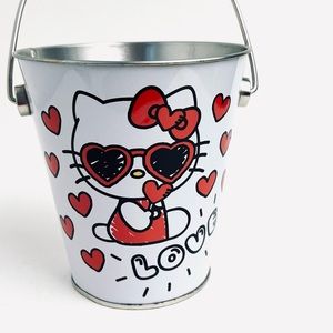 Hello Kitty Love Pail Tin Bucket